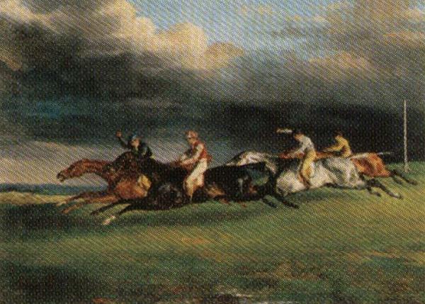 Theodore Gericault Epsom Derby oil painting image
